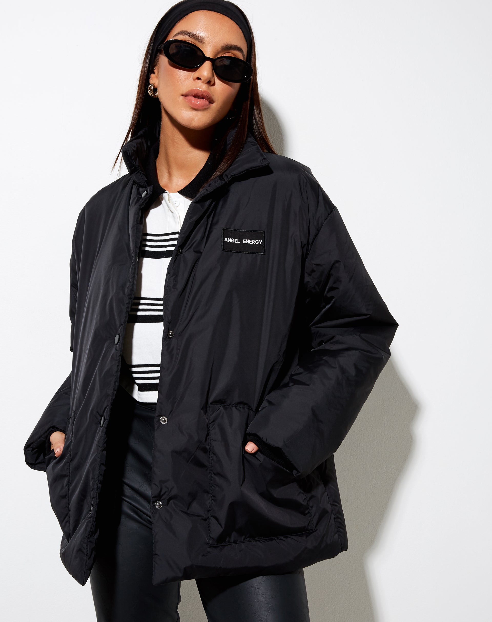 Image of Nemal Jacket in Black Angel Energy Label