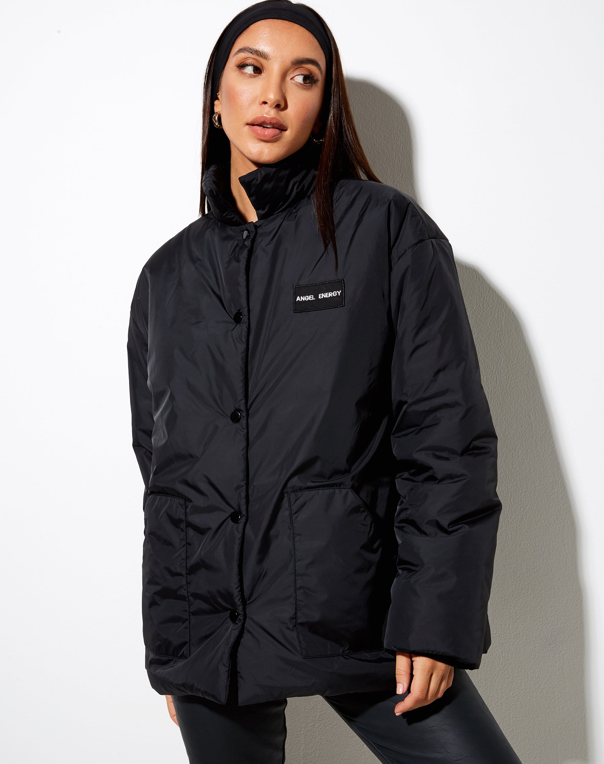 Image of Nemal Jacket in Black Angel Energy Label