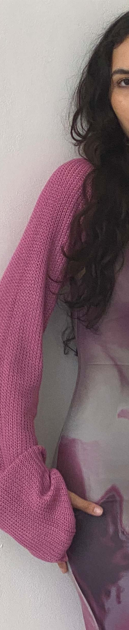 Image of Nobila Shrug Top in Raspberry
