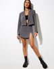 Image of Shenka Mini Skirt in Tailoring Charcoal