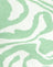 Knit Jagged Swirl Peppermint and Cream