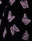 Black and Purple Butterfly