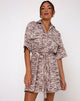 Image of Pamela Shirt Dress in Easy Tiger Cocoa