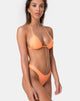 Image of Pami Bikini Top in Highlighter Orange