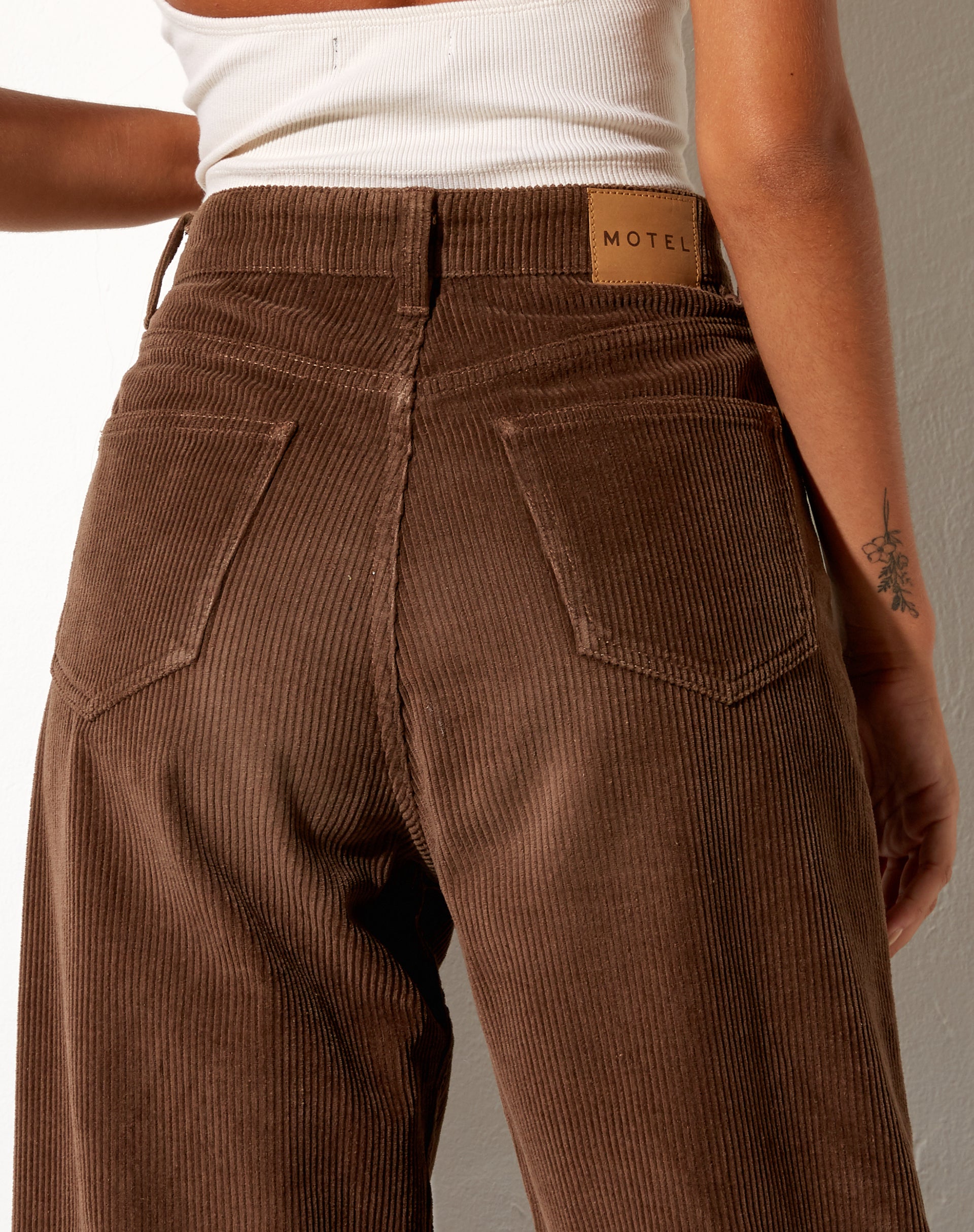 Image of Parallel Jean in Cord Dark Chocolate