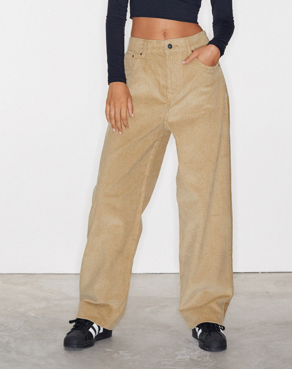 Parallel Jeans in Cord Sand
