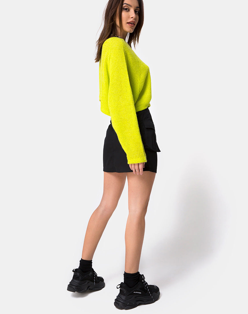 Image of Pargo Cargo Skirt in Black