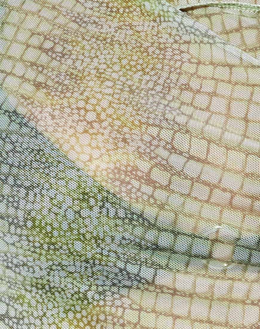 Image of Paria Top in Lime Croc