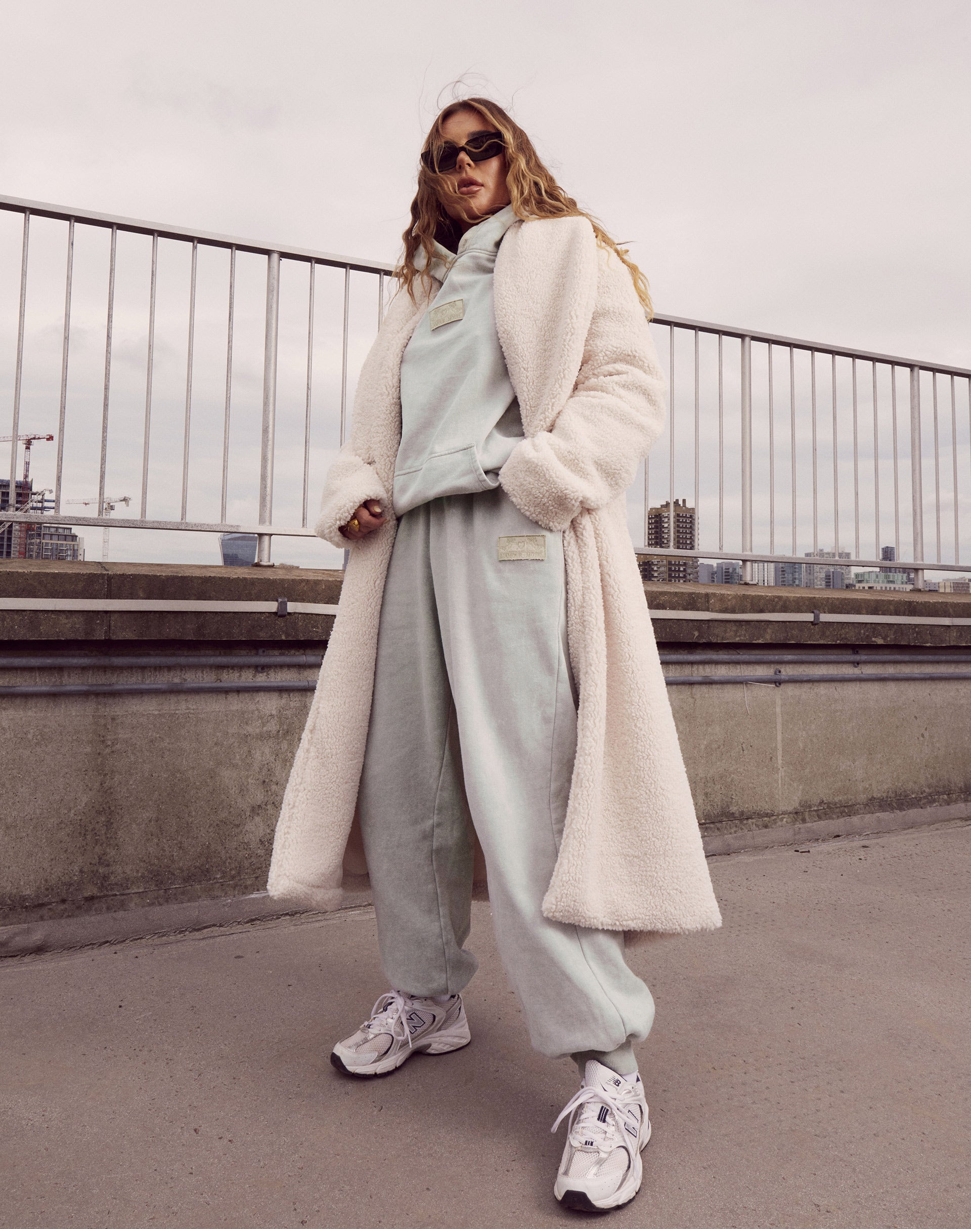 Image of Terence Coat in Borg Cream