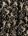 Baroque Cherub Black and Gold