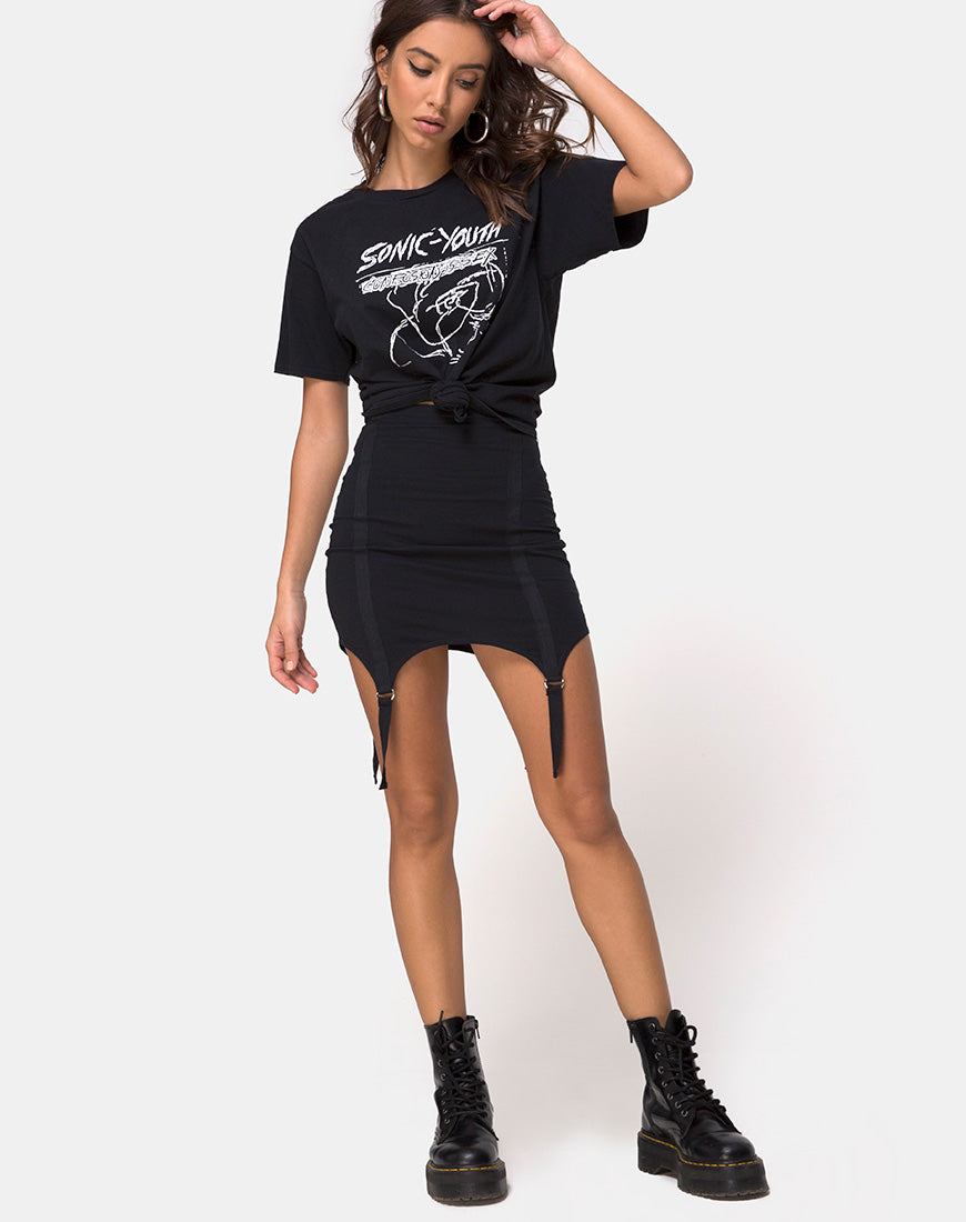 Image of Pesta Mini Skirt in Black