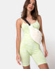 Image of Phia Unitard in Classic Zebra Lime