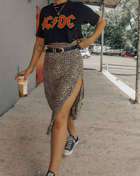 Leopard print skirt 2019 sale