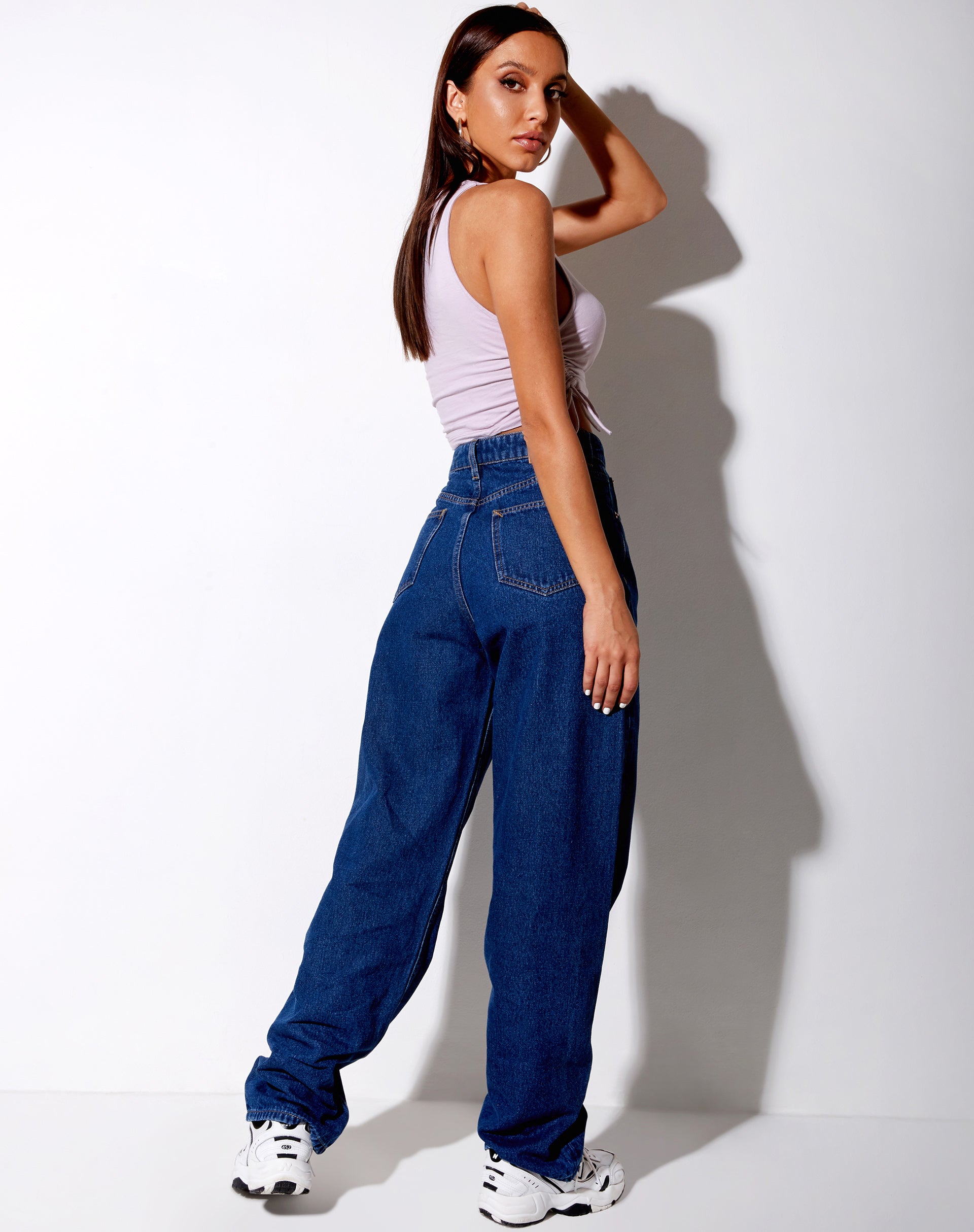 Image of Raze Crop Top in Violet Cupid Embro