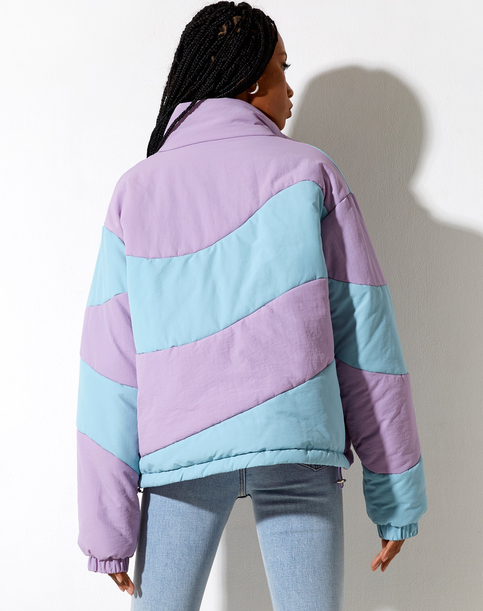Turquoise and deals purple jacket