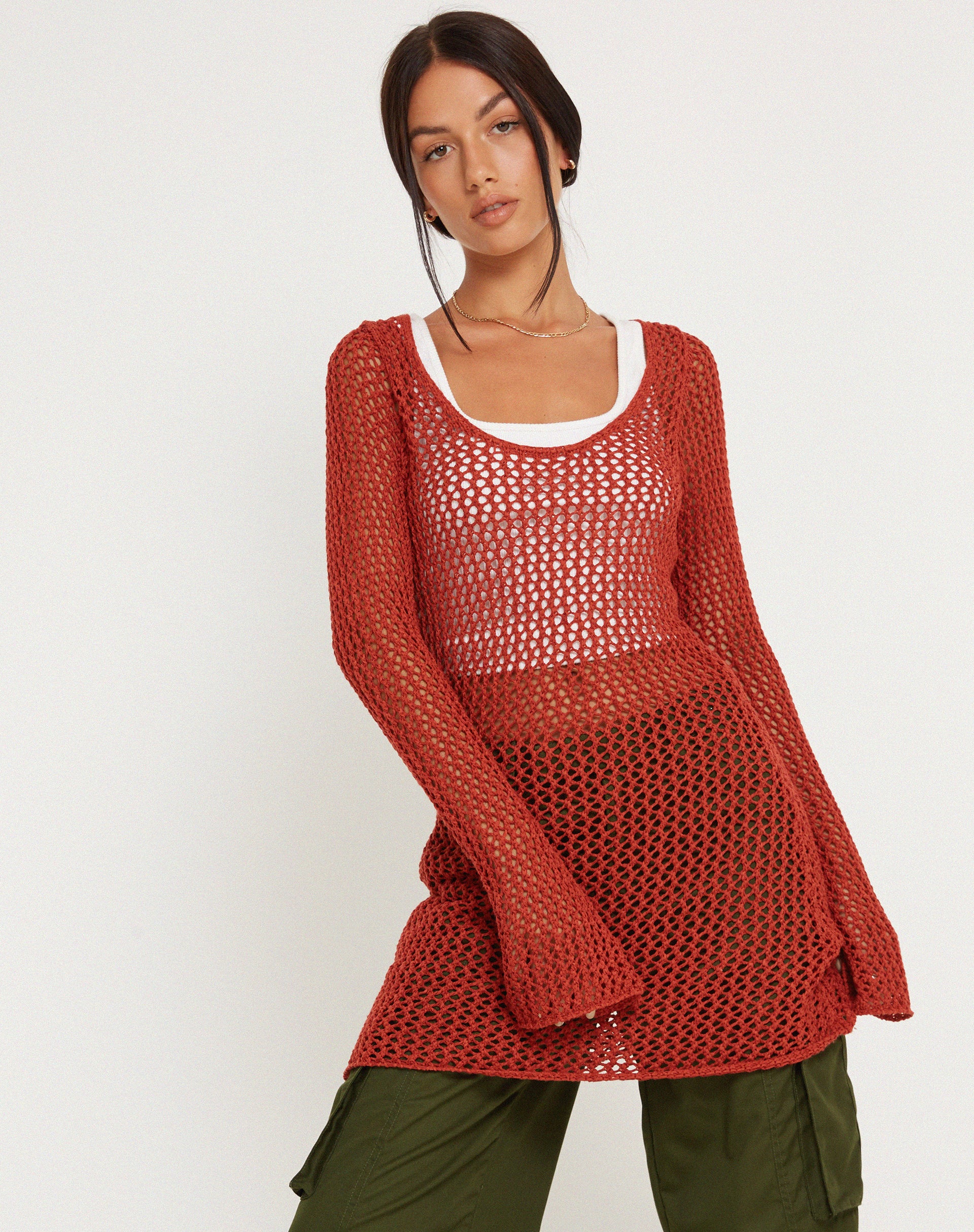 Burnt orange mini dress cheap