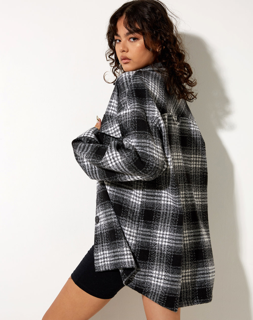 Marcella Shirt in Check Black