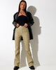 Image of Zoven Flare Trouser in Pu Sage