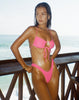 image of Farida Bikini Bottom in Hot Pink
