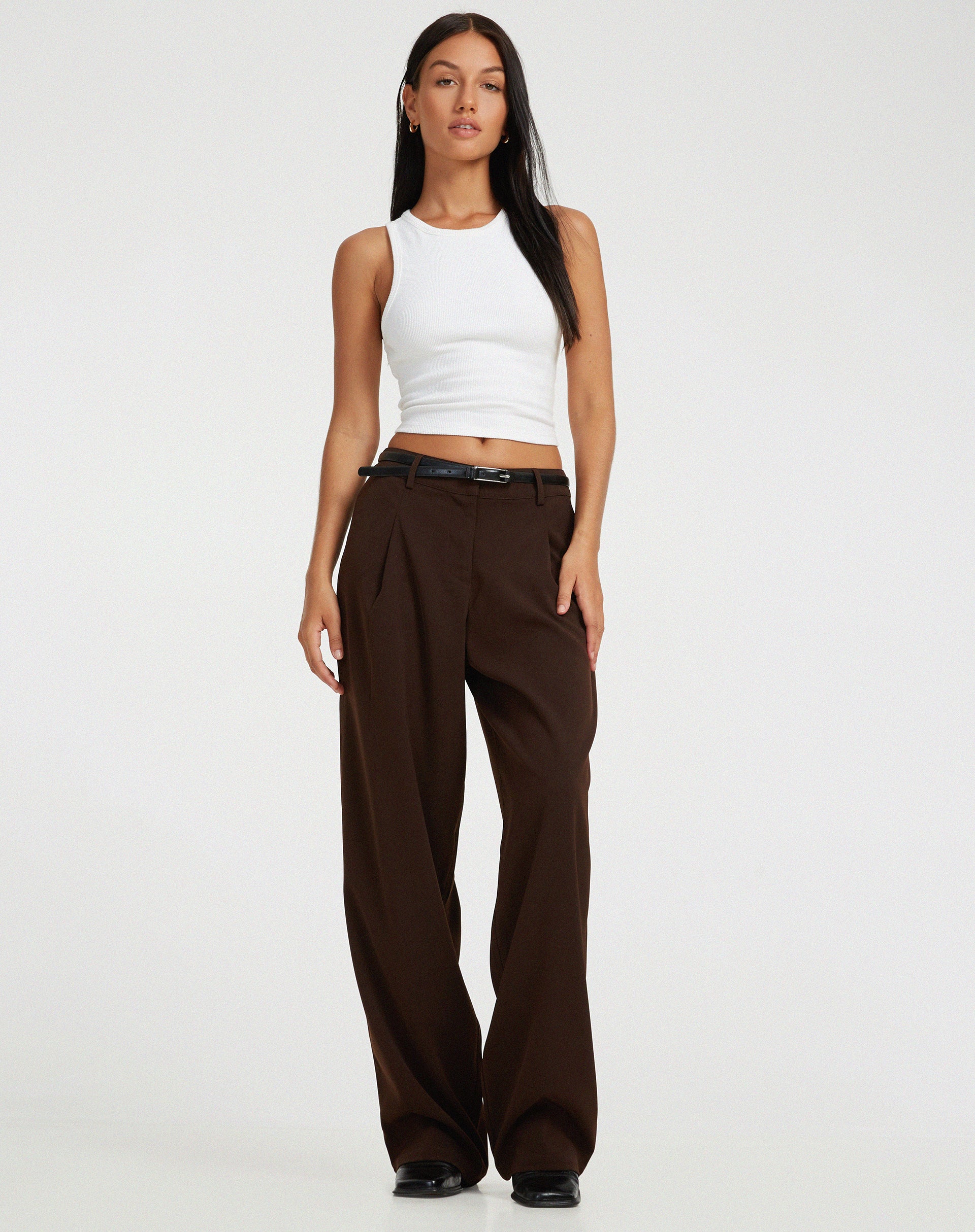 image of Sabara Trouser in Tailoring Cappuccino