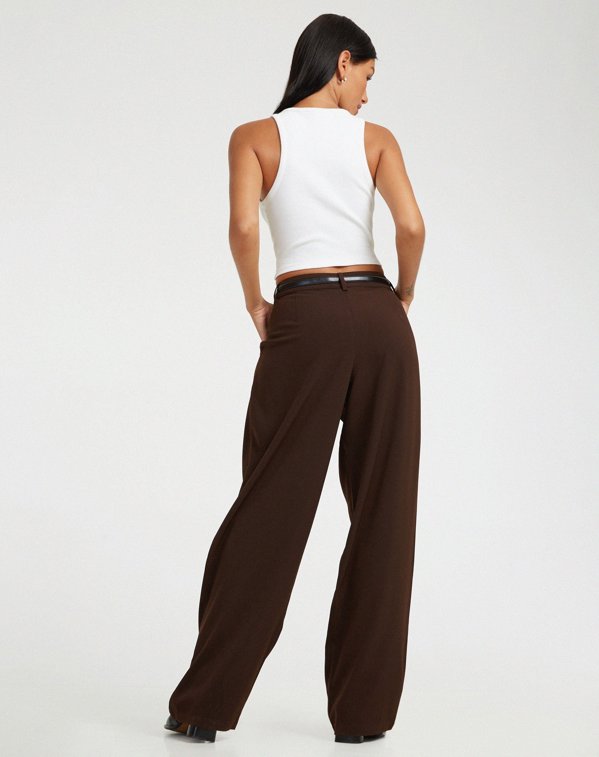 image of Sabara Trouser in Tailoring Cappuccino