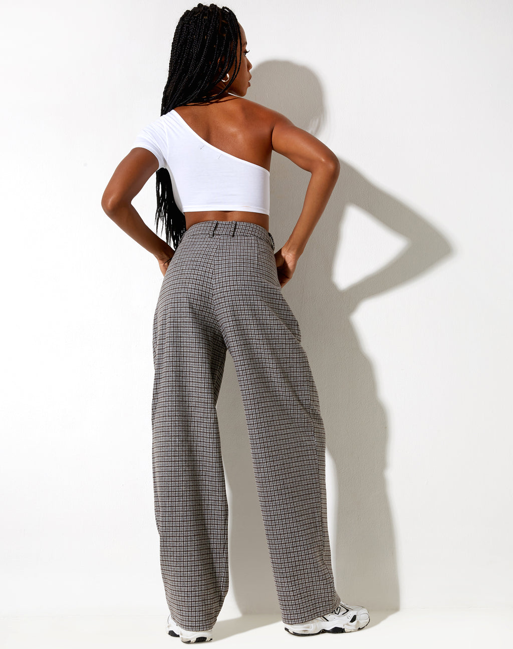 Sakila Trouser in Wool Grey and Black
