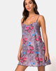 Image of Sanita Dress in Jungle Rose Print Net