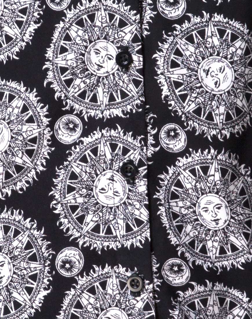 Image of Sanna Slip Dress in Sundial Black