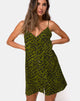 Image of Sanna Slip Dress in Cheetah Khaki
