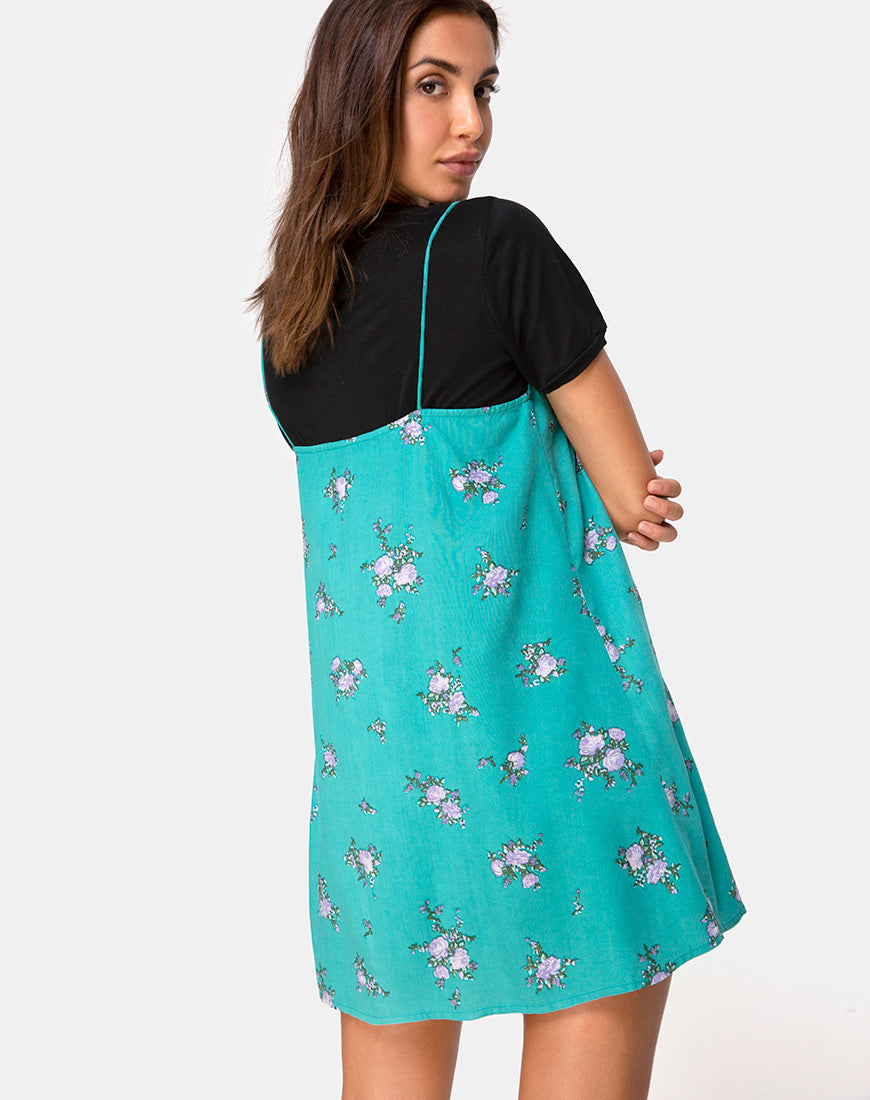 Image of Sanna Slip Dress in Soi Rose Green