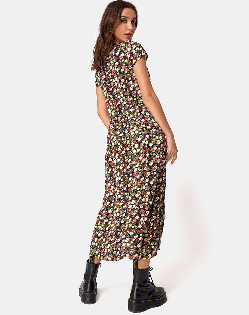 Image of Sanrin Midi Dress in Courtney Floral