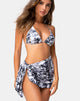 Image of Sarong Swim Skirt in Cherub Grey
