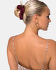 Image of Scrunchie in Satin Rose Burgundy