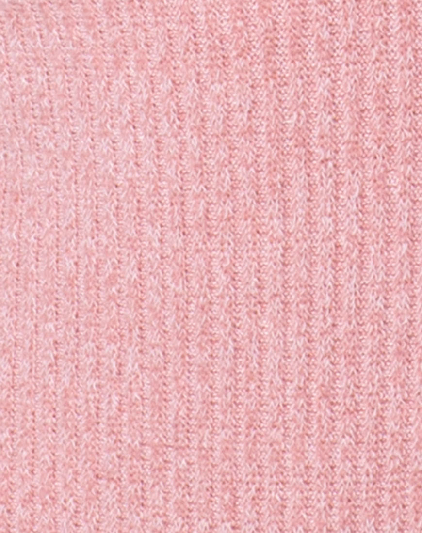 Image of Segina Bodice in Knit Crinkle Rib Pink