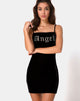 Image of Seleh Dress in Black w/ Angel Diamante