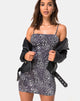 Image of Selah Bodycon Dress in Rar Leopard Grey