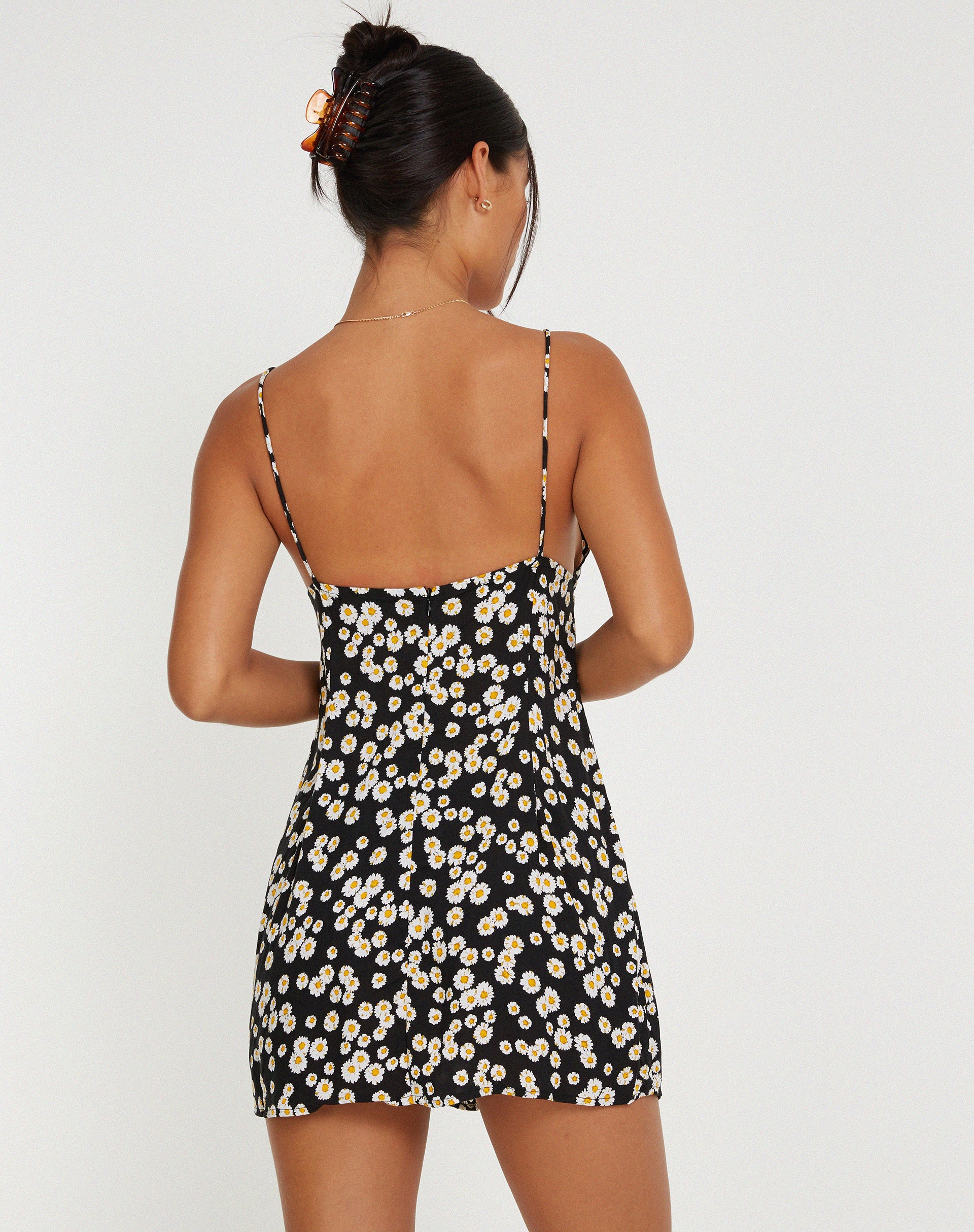 Senora Mini Dress in Mini Daisy Black Senora Mini Dress in Mini Daisy Black