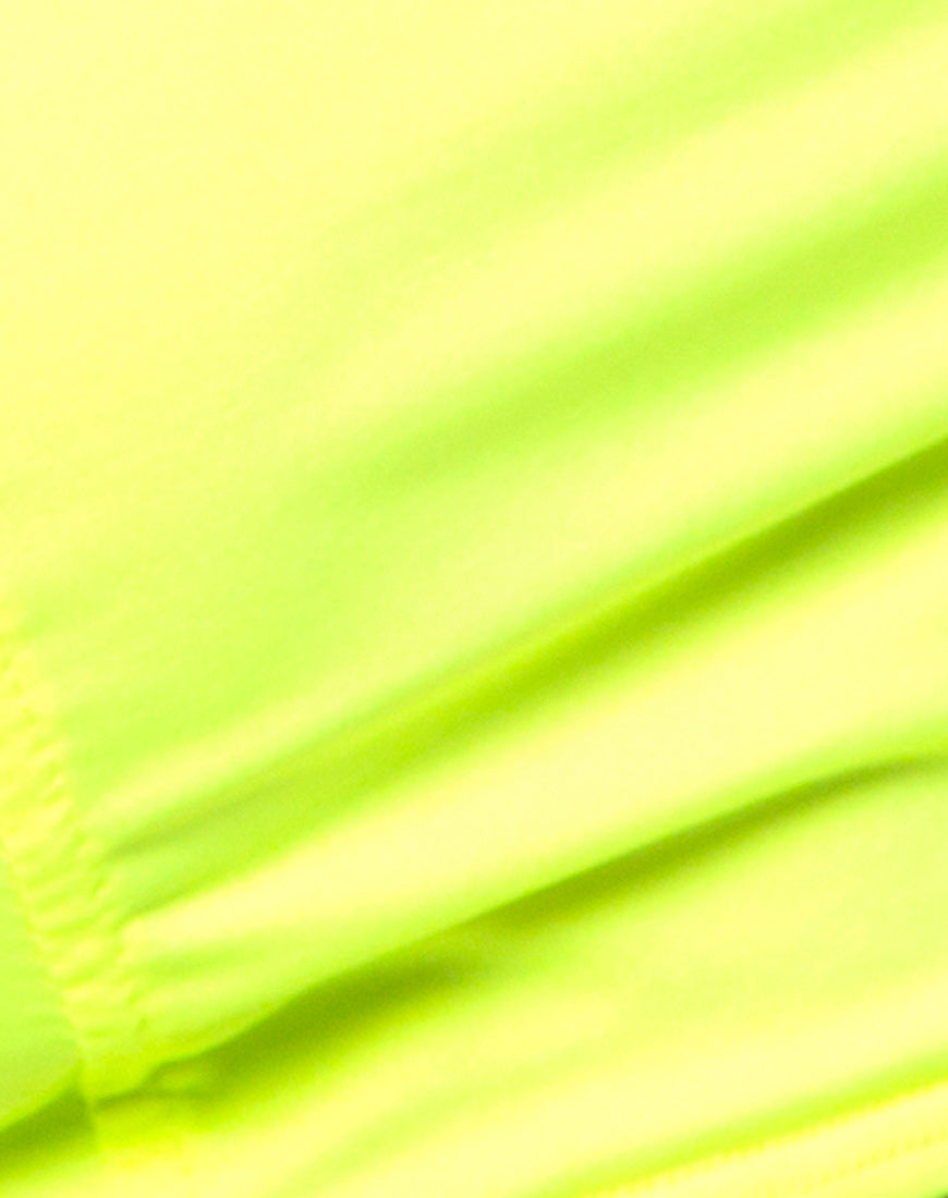 Image of Shani Crop Top in Neon Yellow