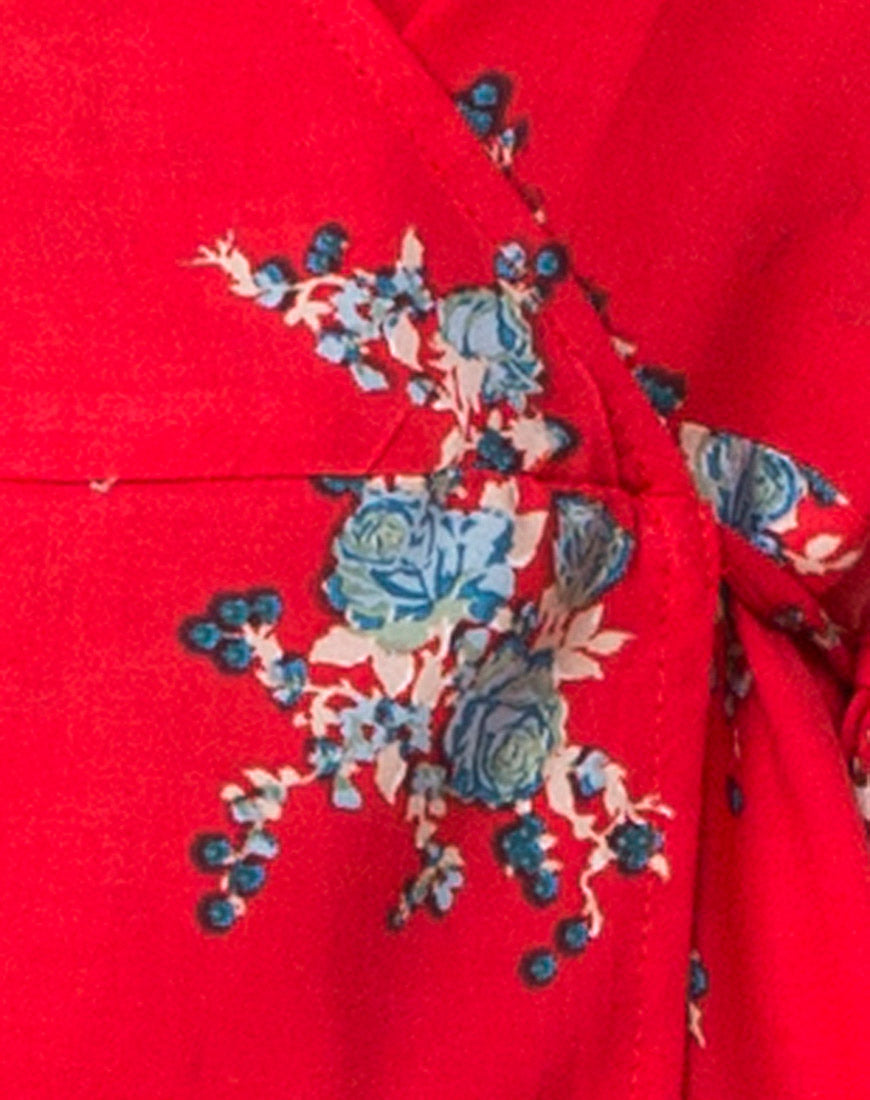 Image of Slava Dress in Soi Rose Red