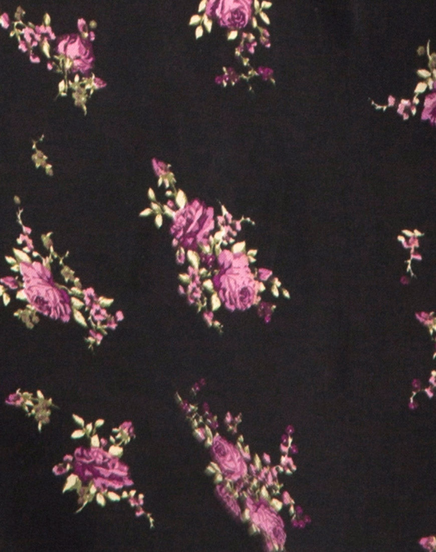 Image of Sheny Skirt in Sohey Rose Black