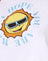 White Retro Sun
