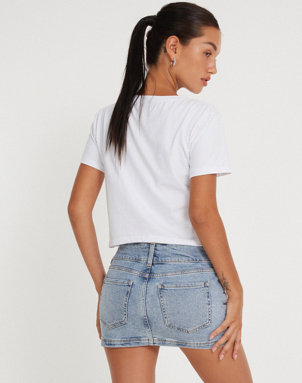 Shrunk Tee in White You Give Me The Ick