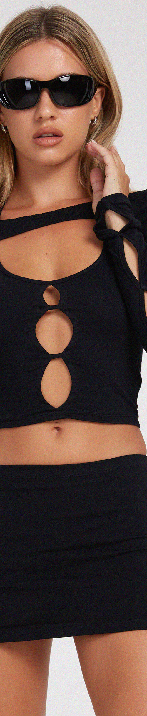 image of Ghoel Mini Skirt in Black