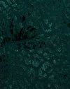 Satin Cheetah Forest Green