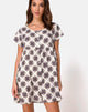Image of Skibbie Babydoll Dress in Kate Check