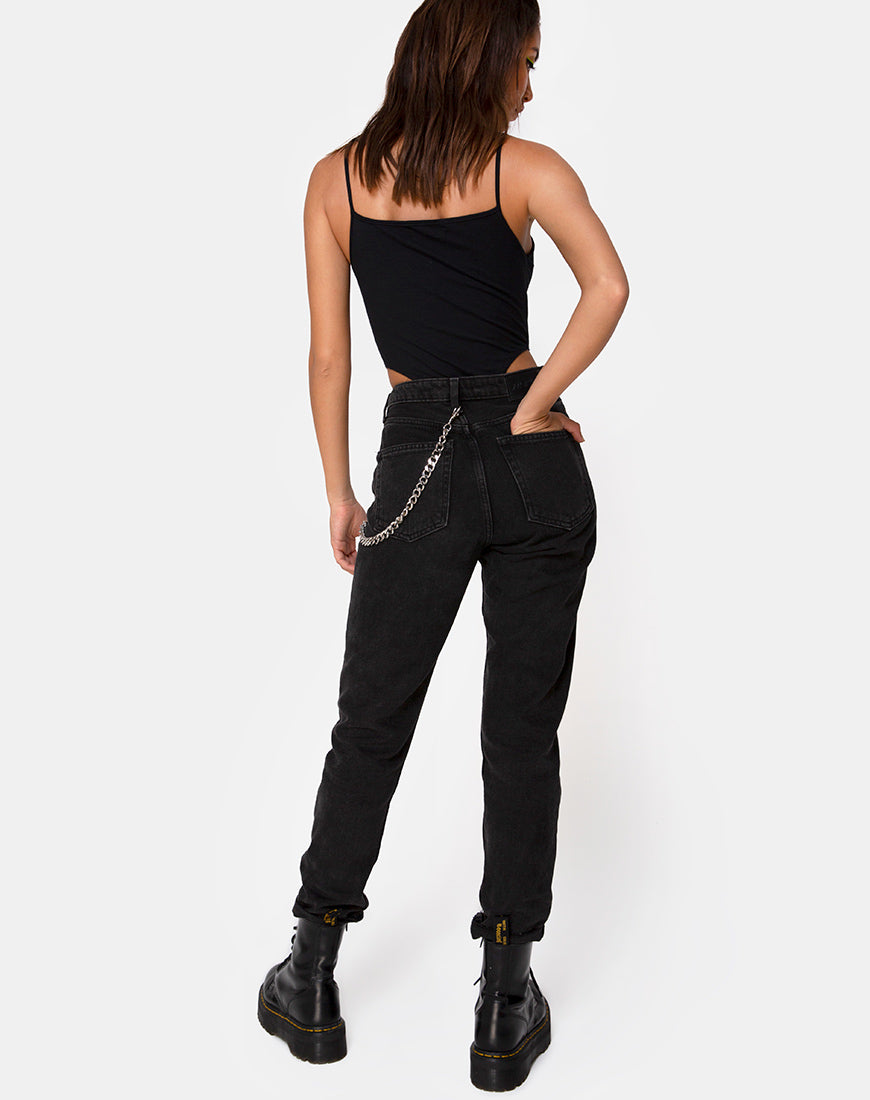 Image of Solemo Bodice in Black with Green Tribal