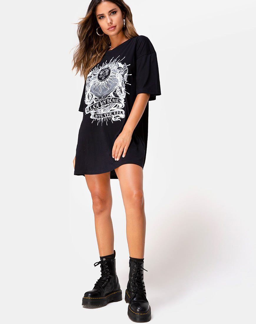Image of Sunny Kiss Tee in Black All of My bones