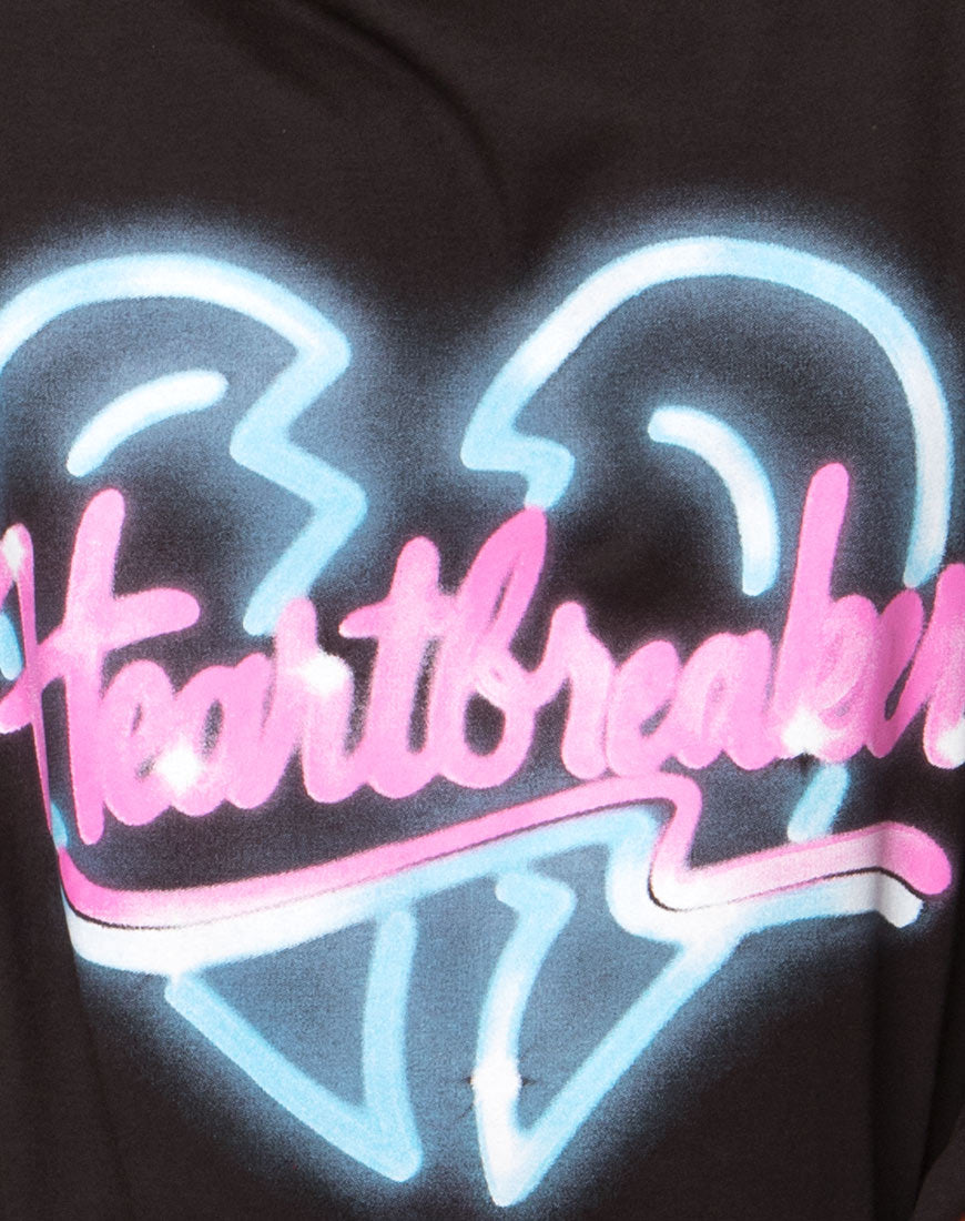 Image of Sunny Kiss Tee in Black Heart Breaker