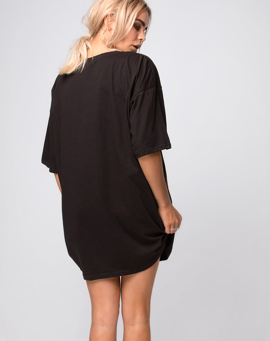 Sunny Kiss Tee in Black Heart Breaker