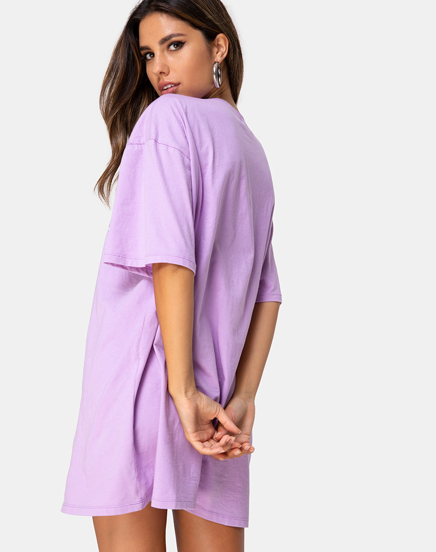 Image of Sunny Kiss Tee in Lilac Cherub